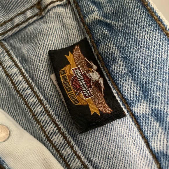 Harley Davidson Vintage RARE dip dye ombre jeans - Picture 9 of 15